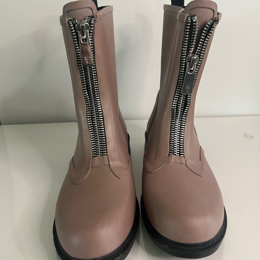 Frye Zipper Rain Boots